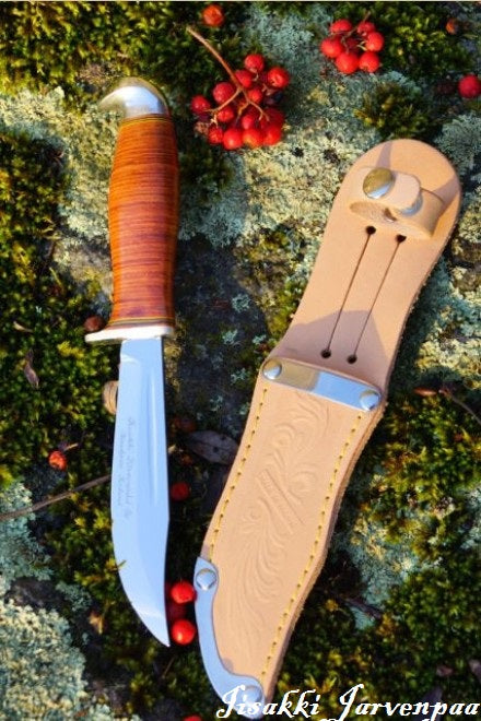Jarvenpaa Scout Medium Knife Scandi Viking Hunting Finland