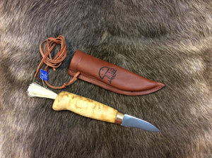 Wood Jewel 92S Mushroom Knife, Birch Handle - KnivesOfTheNorth.com