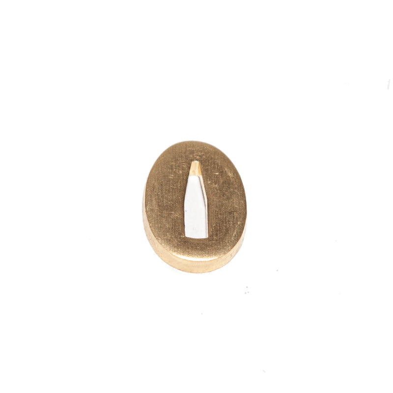 Laurin Bolster 15mm x 22mm Brass Shaped - KnivesOfTheNorth.com