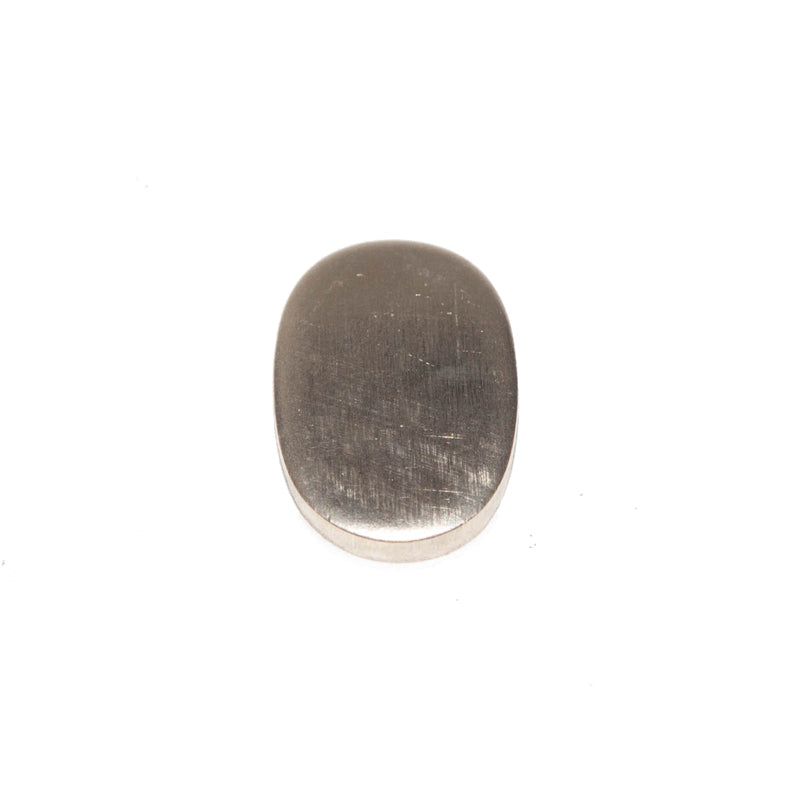 Laurin Bolster 19mm x 30mm Nickel Blank - KnivesOfTheNorth.com