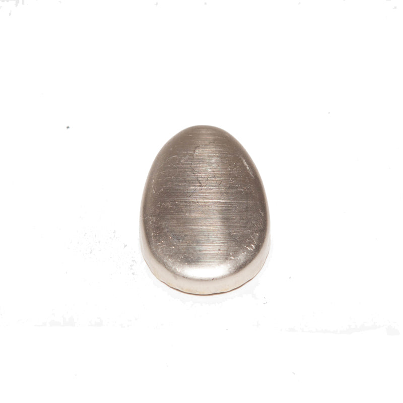 Laurin Butt Cap 30mm x 46mm Nickel - KnivesOfTheNorth.com
