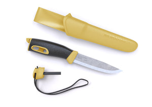 Mora Companion Spark Yellow Knife M-13573 - KnivesOfTheNorth.com