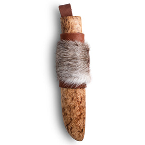 Roselli Grandfather Deluxe Knife, Reindeer/Wooden Sheath - KnivesOfTheNorth.com