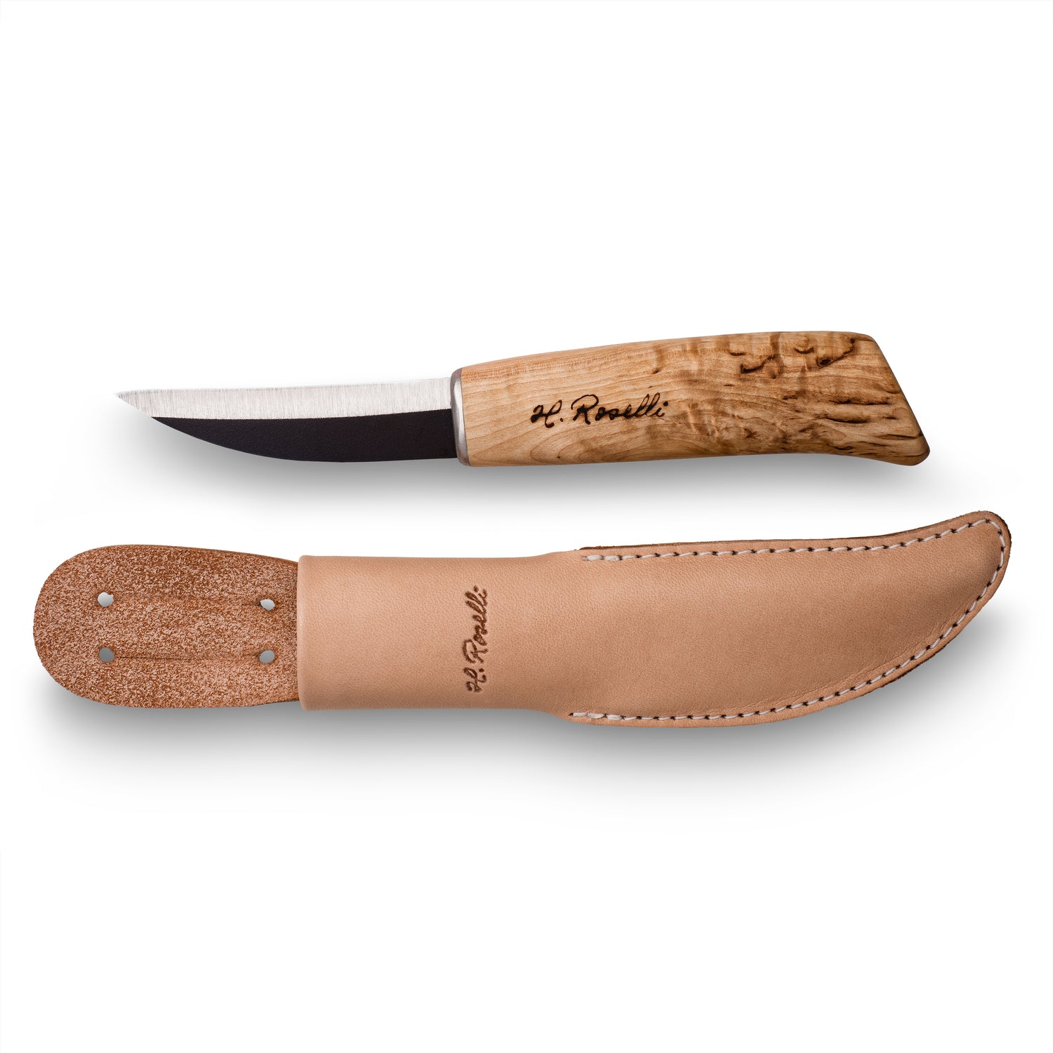 Roselli Opening Scandi Viking Knife Finland, Sharp Point